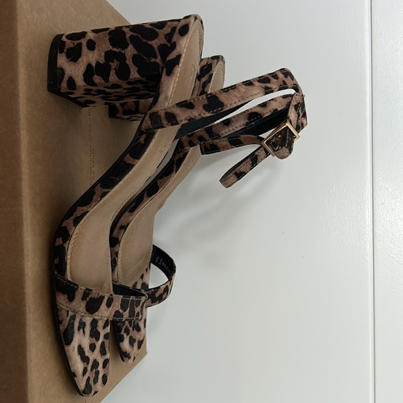 ASOS leopard print block heels (worn once!) - Picture 2 of 4